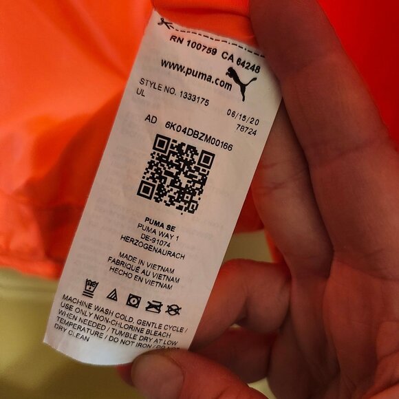 Puma Women’s Medium Quilted Puffer Vest Pink Lightweight Zip Sleeveless Jacket - Picture 5 of 7